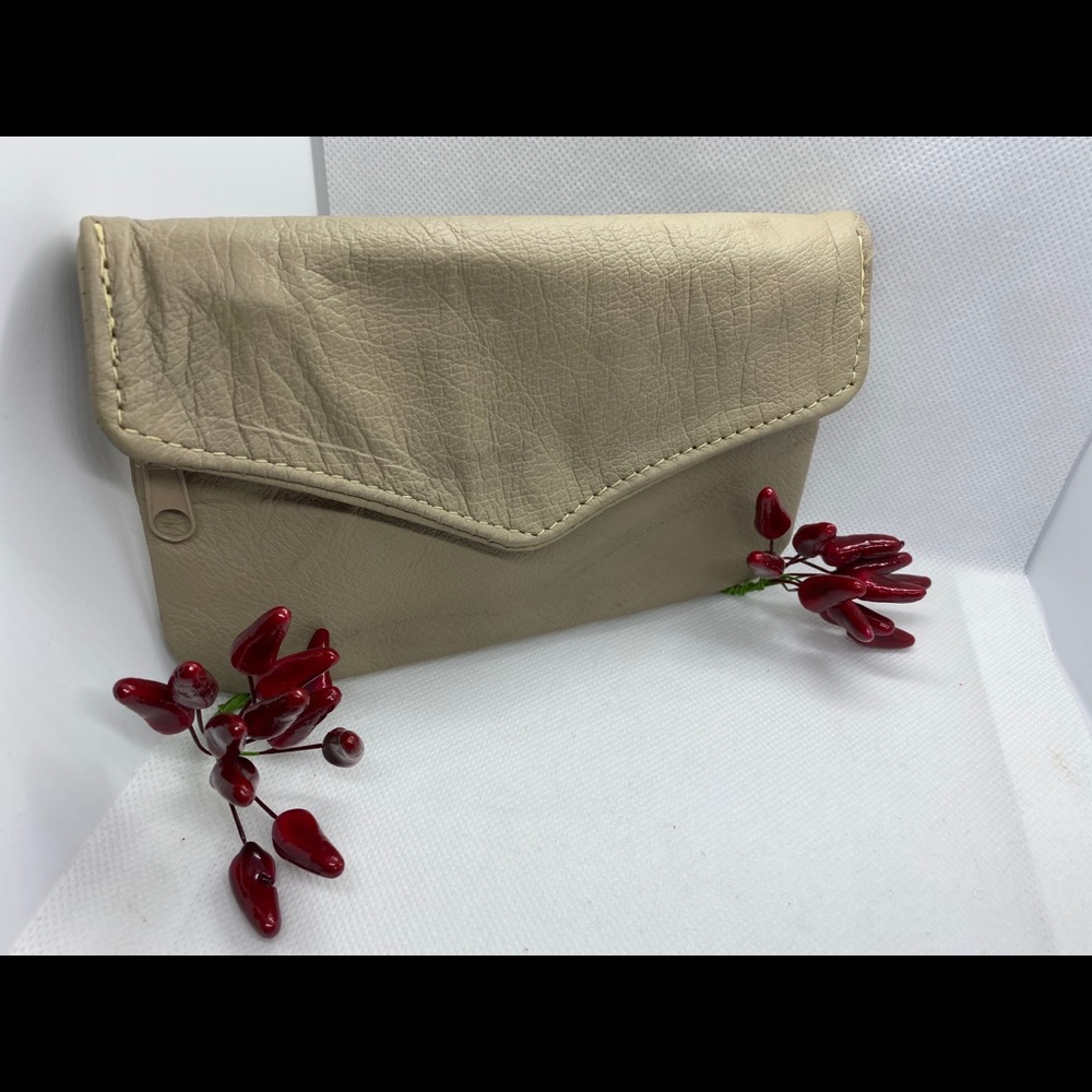 LEATHER MINI HANDBAG WALLET PURSE HANDCRAFTED